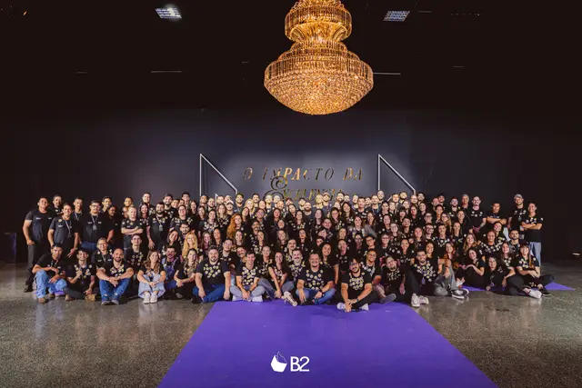 Evento da B2 com plateia